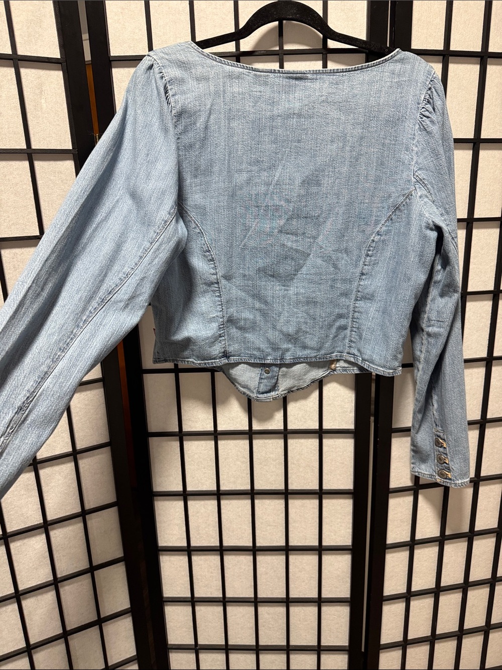 Levi’s Corset Daryn Denim Top Size XL NWT - Picture 11 of 14